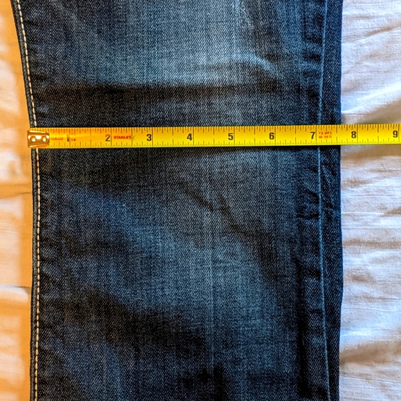 Guess Stretch, Distressed, Boot Cut Jeans - Picture 13 of 15